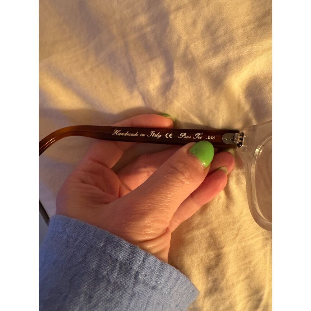 Jean Philippe Joly Pour Toi 350 Vintage Cat Eye Eyeglasses Clear Tortoise Italy - Picture 4 of 12